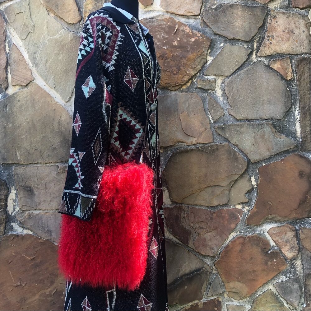 Mongolian Fur Purse